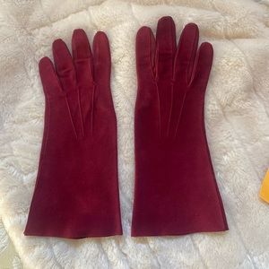Vintage french brand Kislav soft Suede gloves